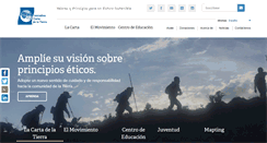 Desktop Screenshot of cartadelatierra.org