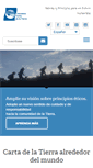 Mobile Screenshot of cartadelatierra.org